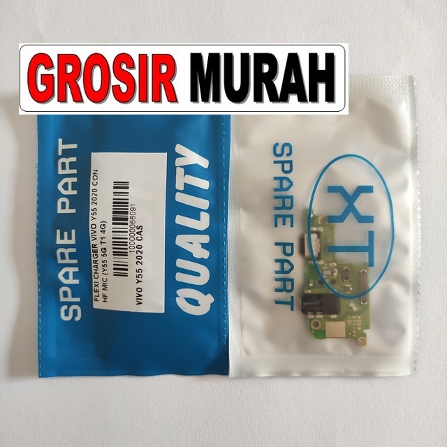 Jual Flexi Charger Vivo Y55 2020 Y55 5G T1 4G Fleksibel Flexible Fleksi Flexibel Flex Con Tc Connector Pcb Konektor cas papan charging