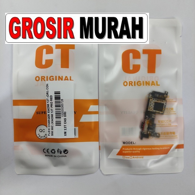 Jual Flexi Charger Xiaomi 12T Xiaomi 12T Pro Redmi K50Z K50 Ultra Ori Fleksibel Flexible Fleksi Flexibel Flex Con Tc Connector Pcb Konektor cas papan charging