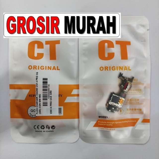 Jual Flexi Charger Xiaomi Civi 4 Pro 5G Ori Fleksibel Flexible Fleksi Flexibel Flex Con Tc Connector Pcb Konektor cas papan charging