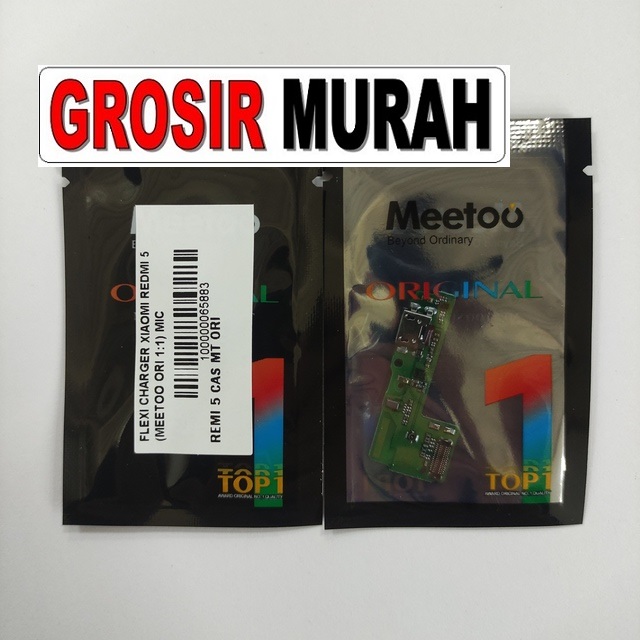 Jual Flexi Charger Xiaomi Redmi 5 Meetoo Ori Fleksibel Flexible Fleksi Flexibel Flex Con Tc Connector Pcb Konektor cas papan charging