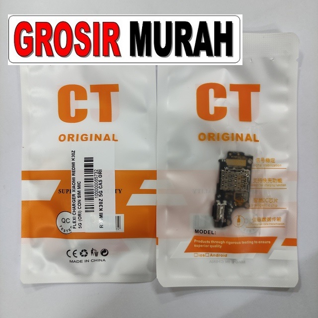 Jual Flexi Charger Xiaomi Redmi K30Z 5G Ori Fleksibel Flexible Fleksi Flexibel Flex Con Tc Connector Pcb Konektor cas papan charging