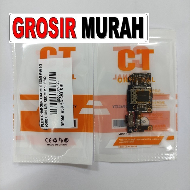 Jual Flexi Charger Xiaomi Redmi K50 5G Redmi K50 Pro 5G Ori Fleksibel Flexible Fleksi Flexibel Flex Con Tc Connector Pcb Konektor cas papan charging