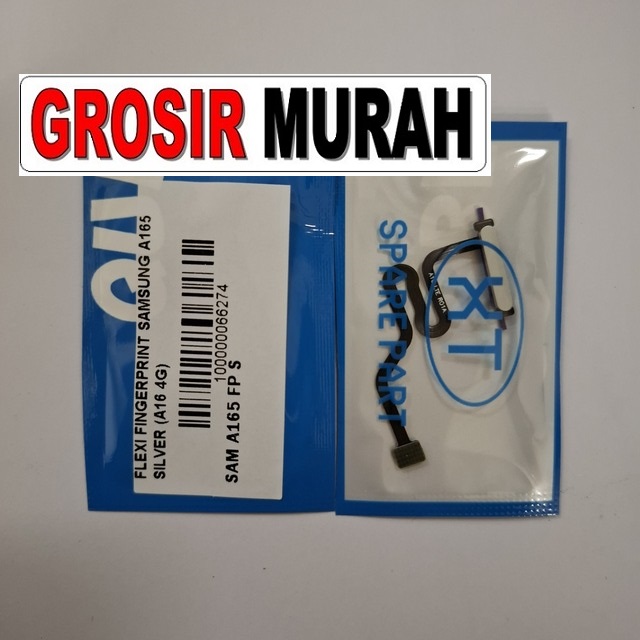 Flexi Fingerprint Samsung A165 Kompatibel A16 4G warna silver original