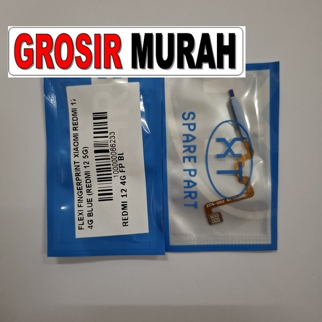 Flexi Fingerprint Xiaomi Redmi 12 4G, Redmi 12 5G warna blue