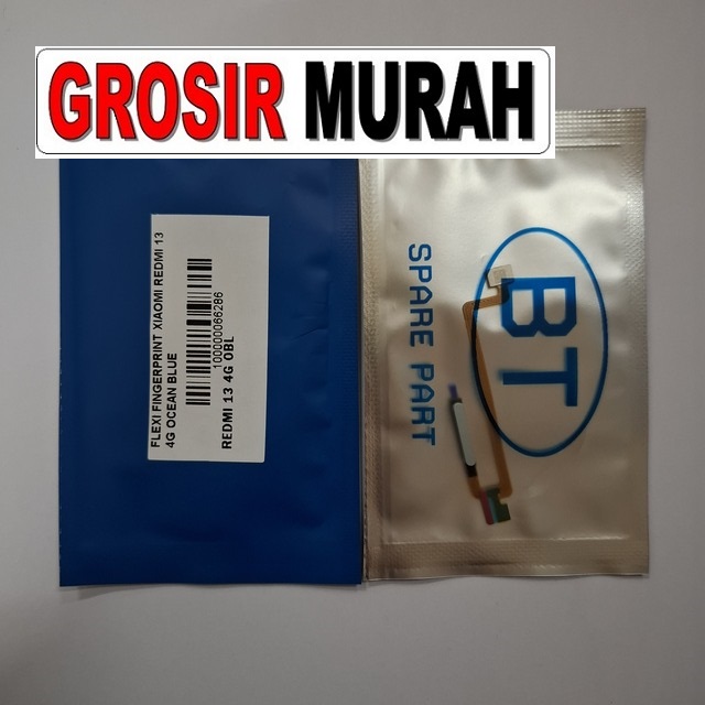 Flexi Fingerprint Xiaomi Redmi 13 4G biru laut (ocean blue) Original