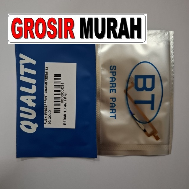 Flexi Fingerprint Xiaomi Redmi 13 4G warna emas (gold) Original