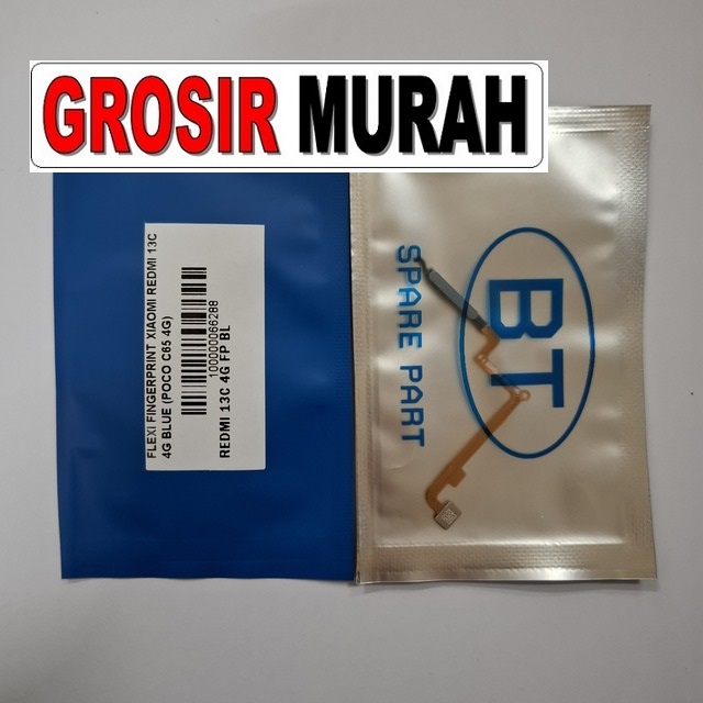Flexi Fingerprint Xiaomi Redmi 13C 4G Kompatibel Poco C65 4G warna biru Original
