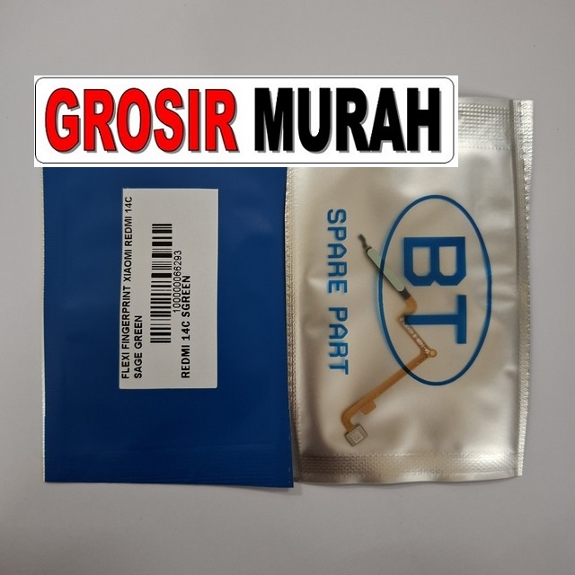 Flexi Fingerprint Xiaomi Redmi 14C warna Sage Green Original