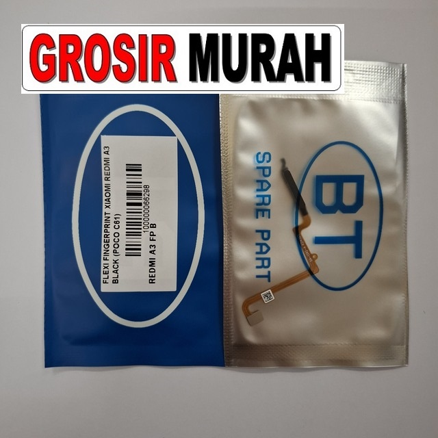 Flexi Fingerprint Xiaomi Redmi A3 Original Kompatibel Poco C61 warna hitam