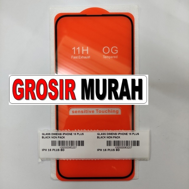 Jual Glass Dimensi Iphone 16 Plus Anti Gores Full Screen Protector