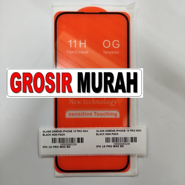 Jual Glass Dimensi Iphone 16 Pro Max Anti Gores Full Screen Protector