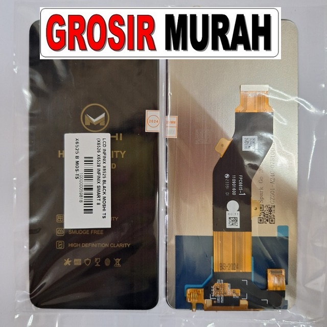 Lcd Infinix Smart 8 Moshi (Infinix X6525, X6526, X6528, Smart 8 Plus, Hot 40I, Spark Go 2024, Spark 20) - Presisi, mudah dipasang, tampilan tajam, multitouch 10 jari