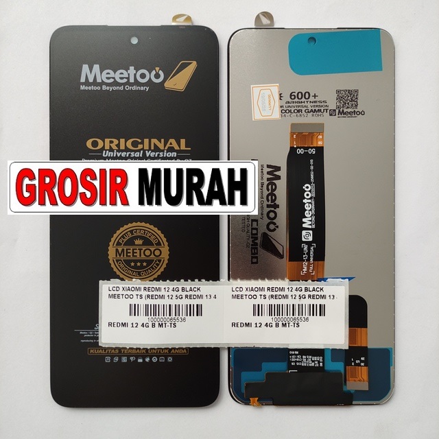Jual Lcd Xiaomi Redmi 12 4G Redmi 12 5G Redmi 13 4G 5G Note 12R Note 13R Poco M6 4G M6 Pro 5G POCO M6 Plus 5G Meetoo