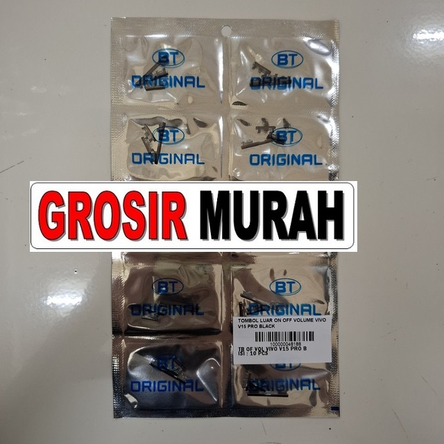 Tombol Luar On Off Volume Vivo V15 Pro warna hitam Original