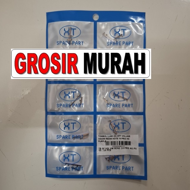 Tombol Luar On Off Redmi Note 14 Pro 4G - warna purple