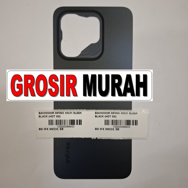Backdoor Infinix X6531 Sleek Black – Elegan & presisi