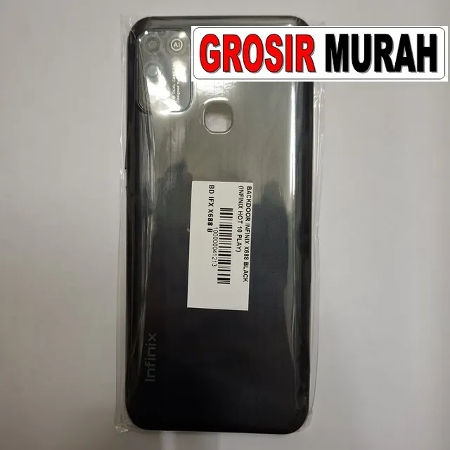 Backdoor Infinix X688 Hitam – OEM presisi dan kokoh