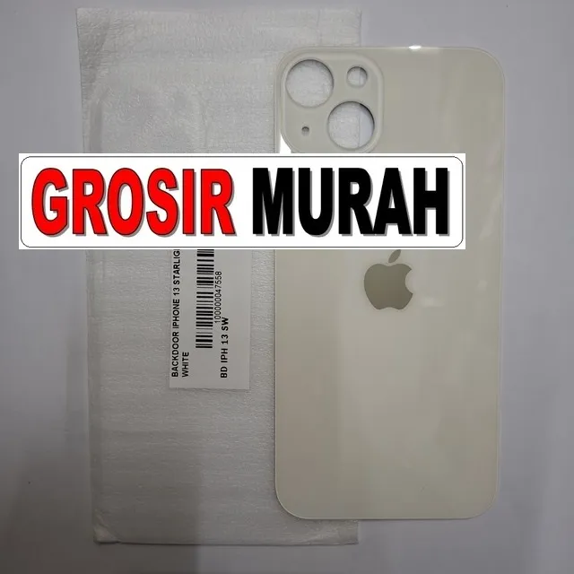 Backdoor iPhone 13 Putih Starlight OEM – Bersih dan modern