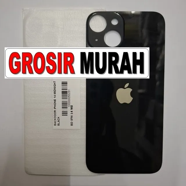 Backdoor iPhone 14 Hitam Midnight OEM – Maskulin dan kokoh