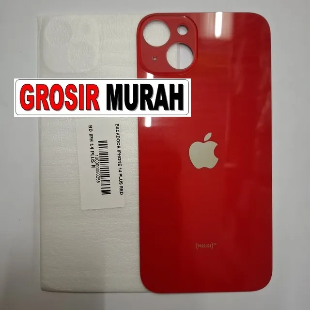 Backdoor iPhone 14 Plus Merah OEM – Cerah dan premium