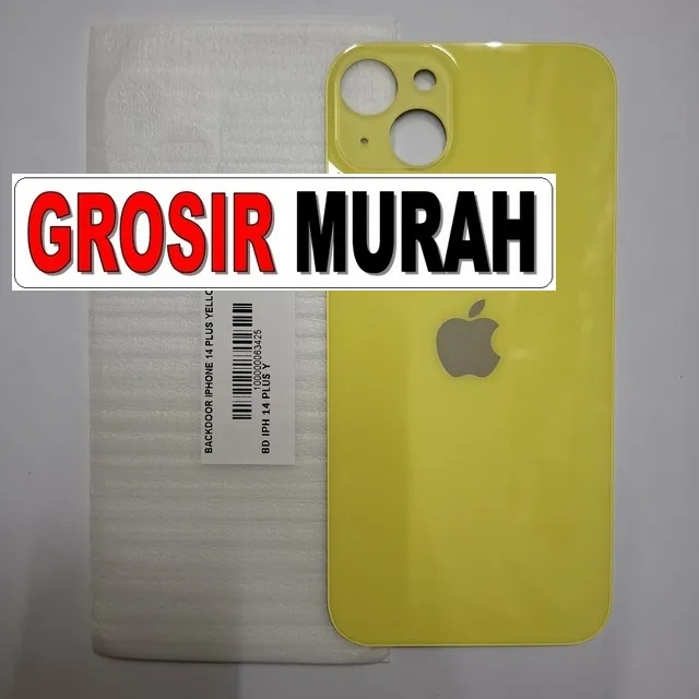 Backdoor iPhone 14 Plus Kuning OEM – Terang dan elegan