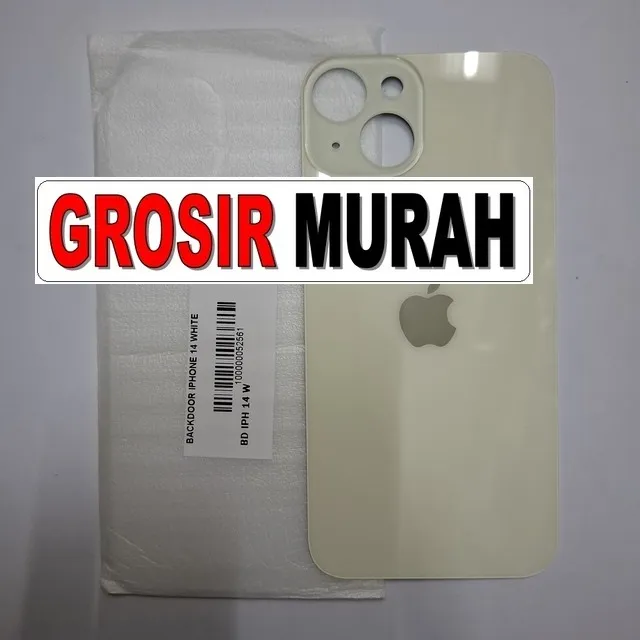 Backdoor iPhone 14 Putih OEM – Bersih dan minimalis