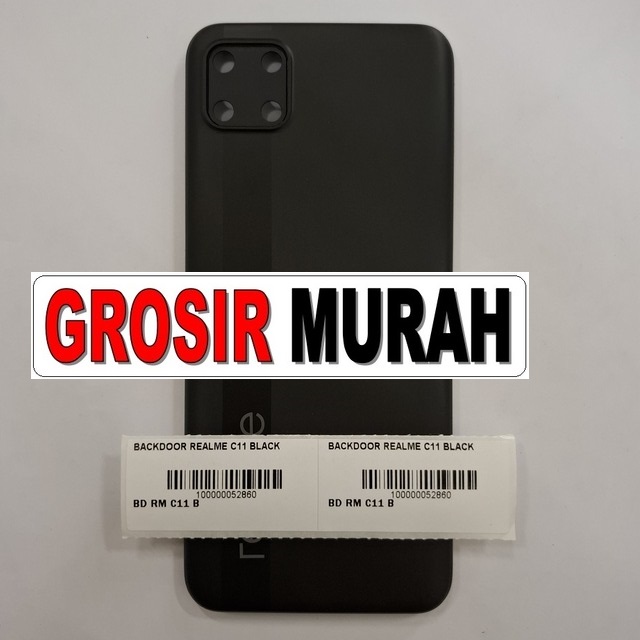 Backdoor Realme C11 OEM Hitam – Tutup belakang presisi dan tahan benturan