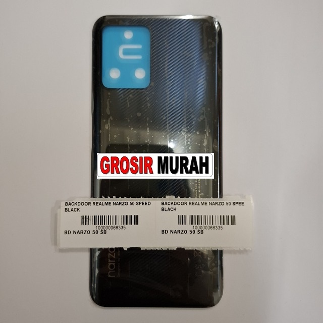 Backdoor Realme Narzo 50 warna Speed Black