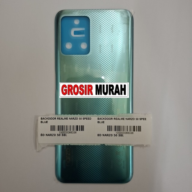 Backdoor Realme Narzo 50 warna Speed Blue