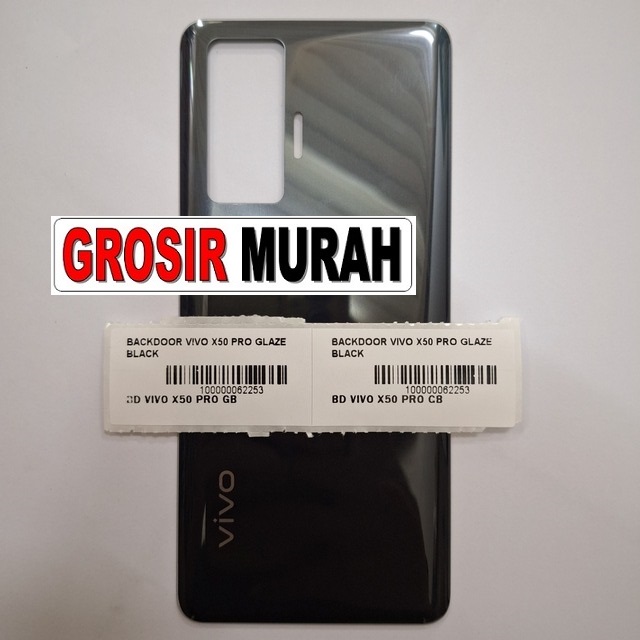 Backdoor Vivo X50 Pro Glaze Black
