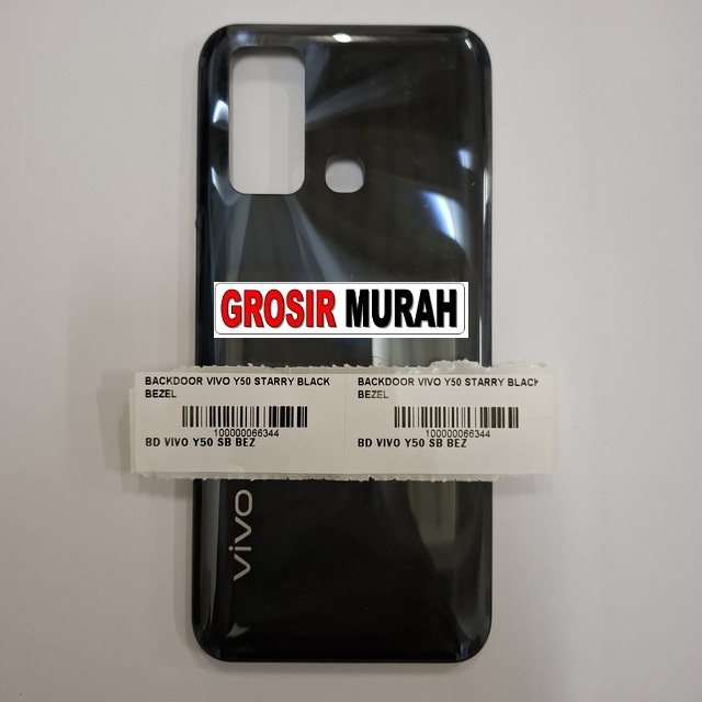 Backdoor Vivo Y50 with Bezel warna Starry Black