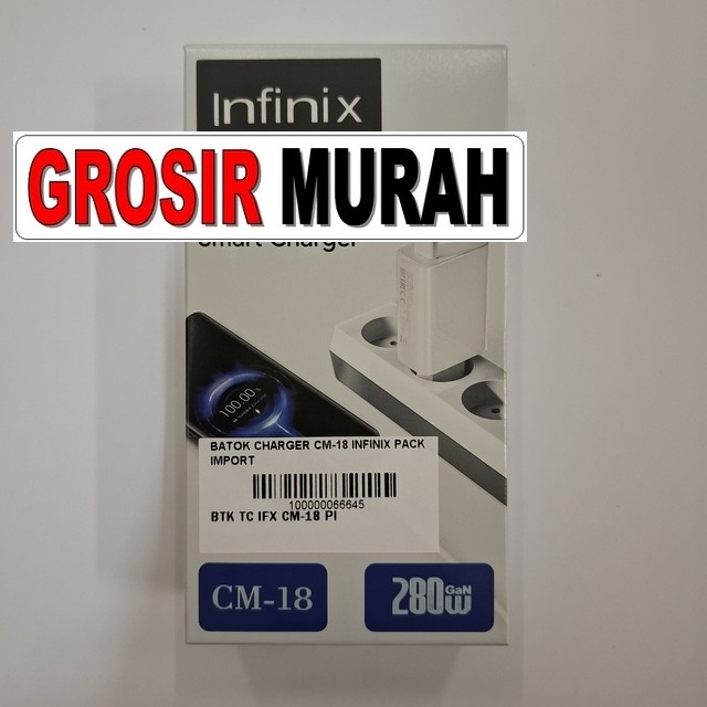 Batok Charger CM-18 Infinix Packing Import – Charger murah awet & kompatibel