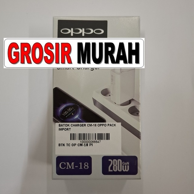 Batok Charger CM-18 Oppo Packing Import – Charger universal & terjangkau