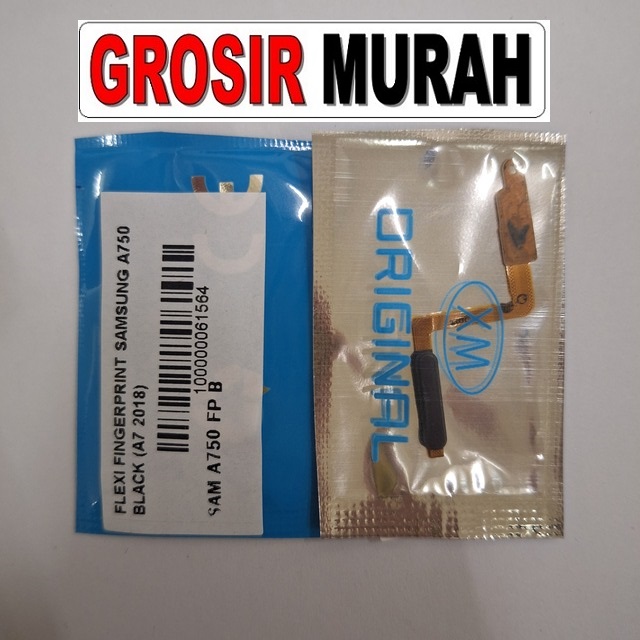 Flexi Fingerprint Samsung A750 Black (a7 2018)