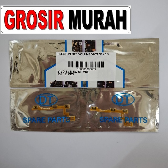 Flexi On Off Volume Vivo S15 5G OEM – Tombol power dan volume presisi