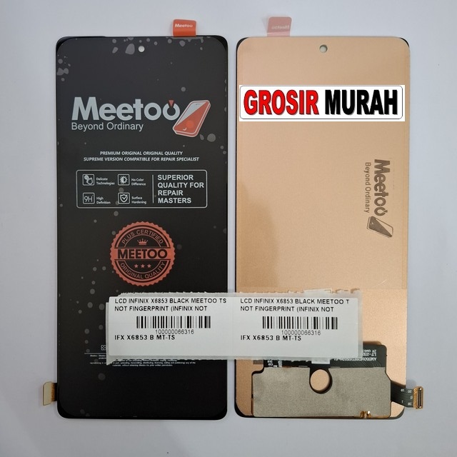 LCD Infinix X6853 merek Meetoo - Tampilan Depan & Fleksibel