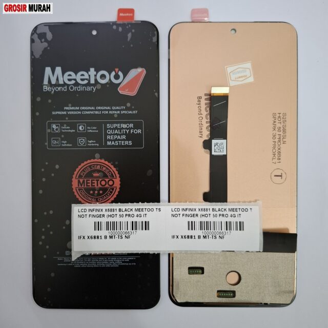 Lcd Infinix X6881 Black Meetoo Ts Not Finger (hot 50 Pro 4g Itel S25 Tecno Spark 30 Pro)