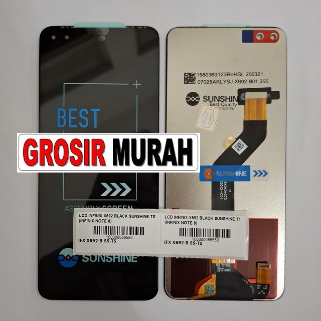 LCD Infinix X692 Sunshine – Layar sentuh fullset Infinix Note 8
