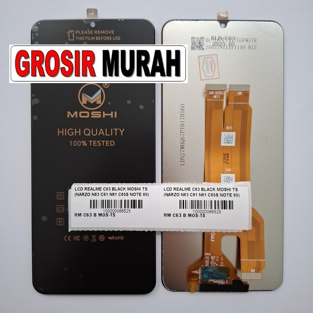 LCD Realme C63 Moshi Kompatibel Narzo N63, C61, N61, C65S, Note 60 – Layar sentuh jernih dan presisi