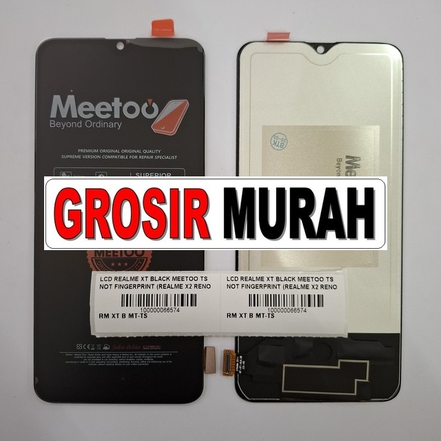 LCD Realme XT Meetoo – layar sentuh fullset tanpa fingerprint, kompatibel Realme X2 & Oppo Reno Z