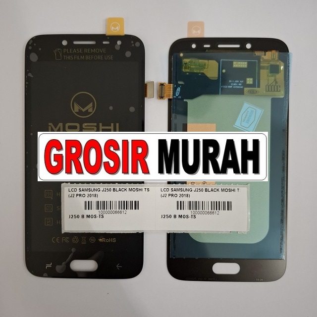 LCD Samsung J250 Moshi Black untuk J2 Pro 2018