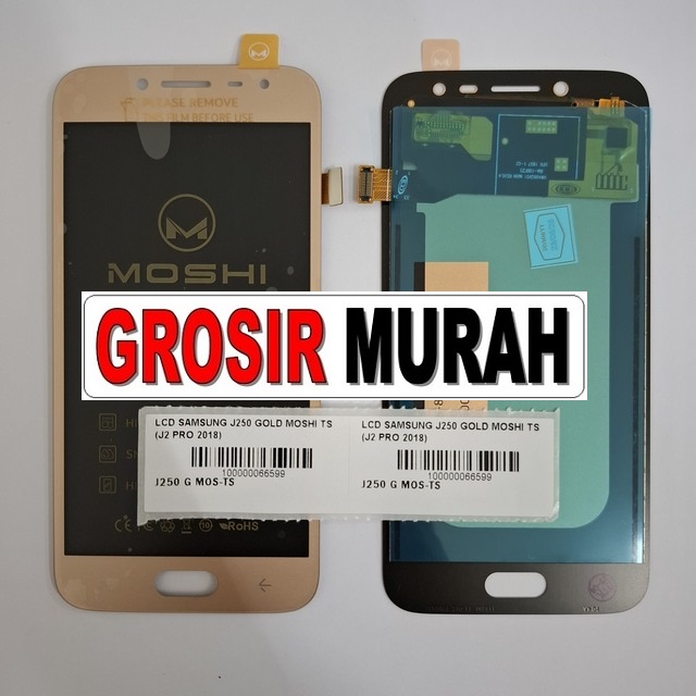 LCD Samsung J250 Moshi Gold untuk J2 Pro 2018