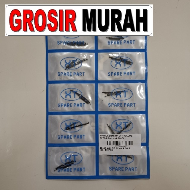 Tombol Luar On Off Volume Oppo Reno 8 5g Black