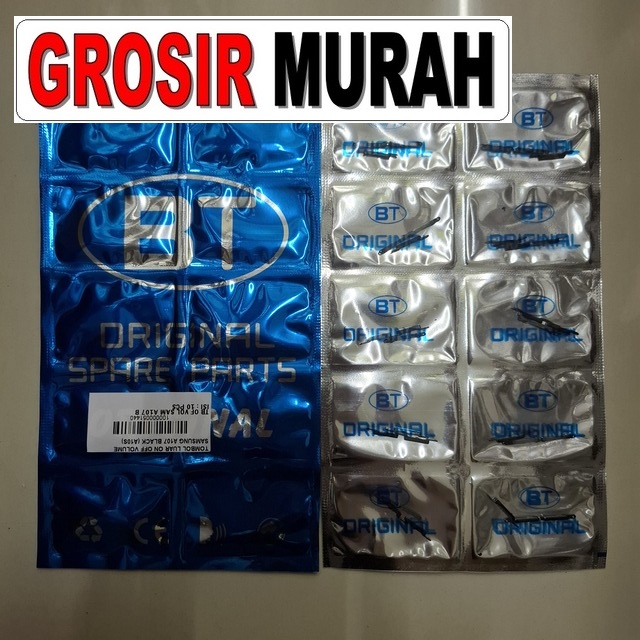 Tombol Luar on off volume Samsung A107 A10S Warna Hitam – OEM presisi & kuat