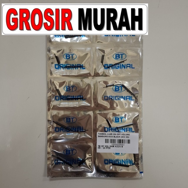 Tombol Luar On Off Volume Samsung A325 Black (a32 4g)