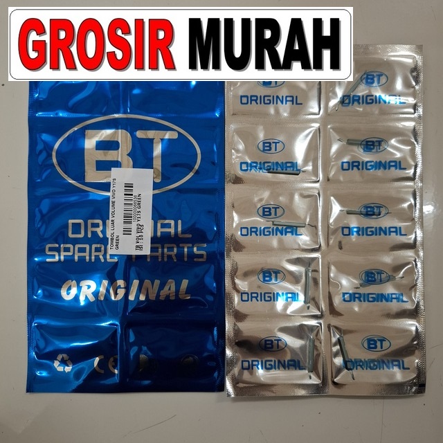 Tombol Luar Volume Vivo Y17s Warna Green – OEM kuat & presisi