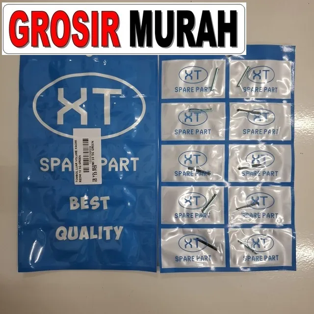 Tombol luar Volume Xiaomi Redmi 10 5G Warna Green OEM Presisi