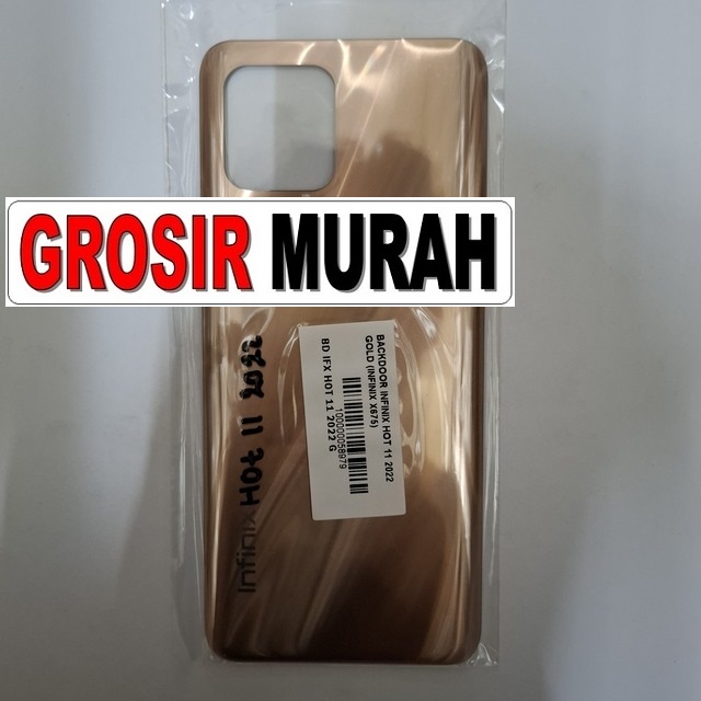 Backdoor Infinix Hot 11 2022 Gold