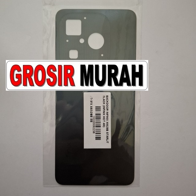 Backdoor Infinix X6528B Starlit Black (Infinix Hot 40I)