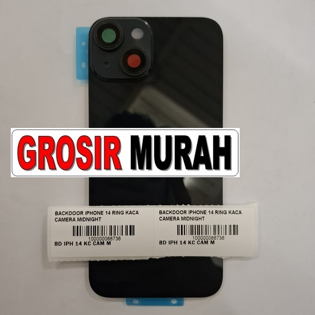 Backdoor iPhone 14 Ring kaca kamera Midnight